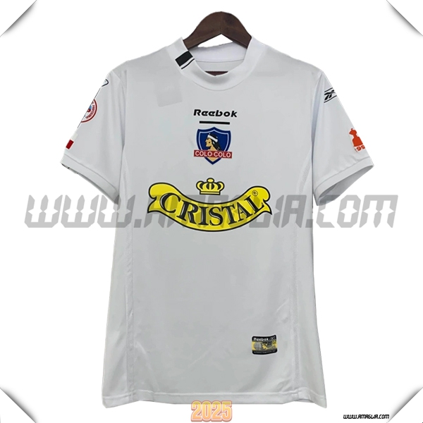 Prima Maglia Retro Colo-Colo 2004 Bianco/GIALLO