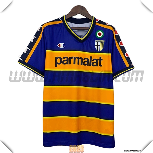 Prima Maglia Retro Parma Calcio 2002/2003 Blu/Arancia