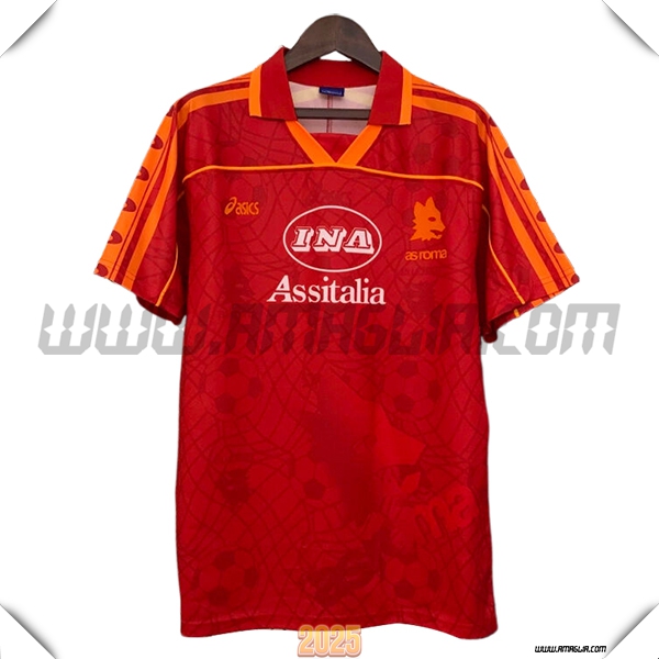 Prima Maglia Retro AS Roma 1995/1996 Rosso/Arancia