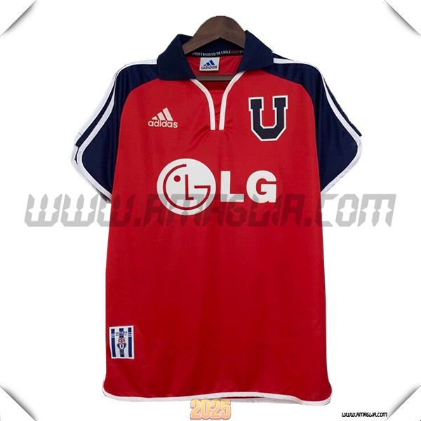 Seconda Maglia Retro Universidad de Chile 2001/2002 Rosso/Blu