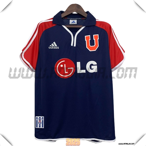 Prima Maglia Retro Universidad de Chile 2001/2002 Blu/Rosso