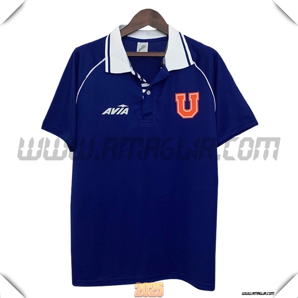 Prima Maglia Retro Universidad de Chile 1993 Blu/Bianco