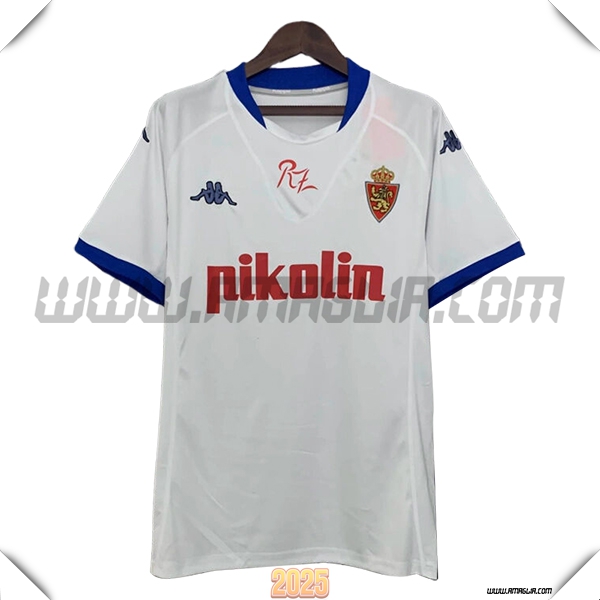 Prima Maglia Retro Valencia CF 2001/2002 Bianco/Blu