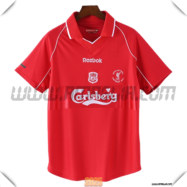 Prima Maglia Retro FC Liverpool 2000/2001 Rosso