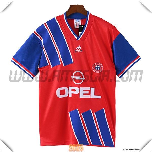 Prima Maglia Retro Bayern Monaco 1993/1995 Rosso/Blu