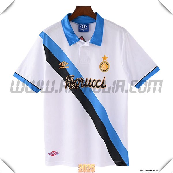 Seconda Maglia Retro Inter Milan 1994/1995 Bianco/Blu/Nero