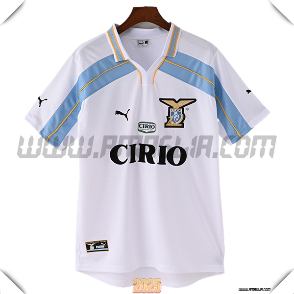 Maglia Retro SS Lazio Edizione del 100° anniversario Bianco/Cielo Azzurro