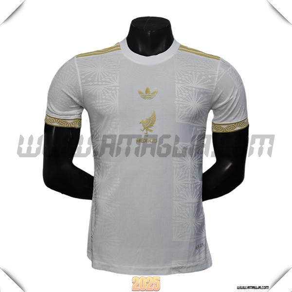 Maglia Squadra Messico Edizione Gold Cup 2025 2026 Bianco