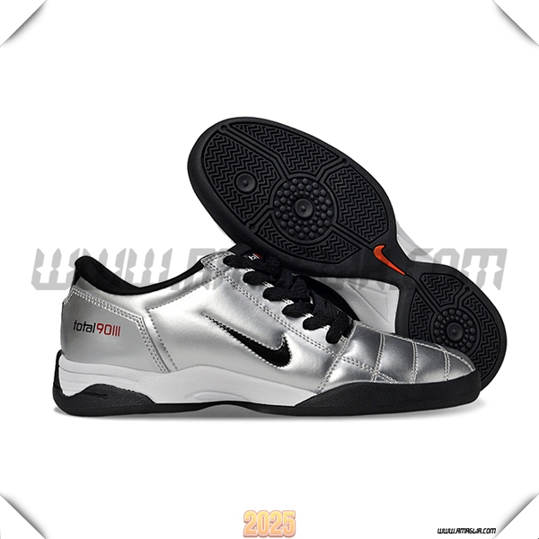 Nike Scarpe Da Calcio T90 IC Grigio/Nero -02