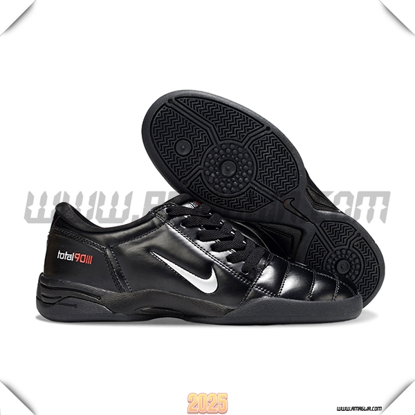 Nike Scarpe Da Calcio T90 IC Nero/Bianco -02