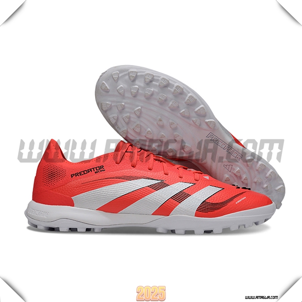 Adidas Scarpe Da Calcio PREDATOR 25 ELITE TF BOOTS Arancia/Bianco