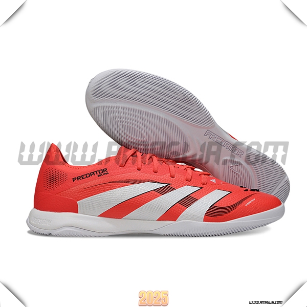 Adidas Scarpe Da Calcio PREDATOR 25 ELITE IC BOOTS Arancia/Bianco