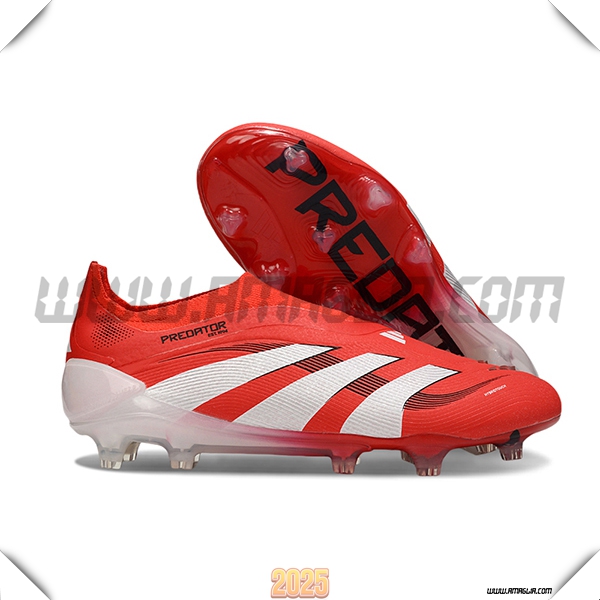 Adidas Scarpe Da Calcio 25 Predator Elite LL FG Arancia/Bianco