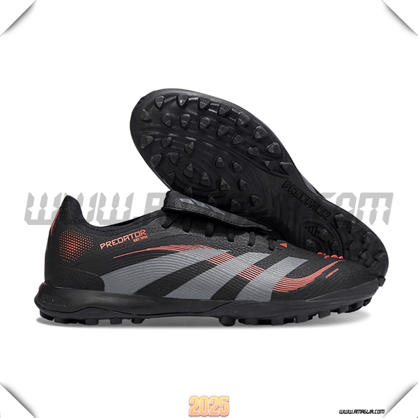 Adidas Scarpe Da Calcio PREDATOR LEAGUE FT TURF Nero/Grigio/Rosso