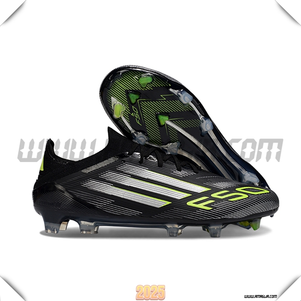 Adidas Scarpe Da Calcio F50 Elite FG Nero/Bianco/Verde