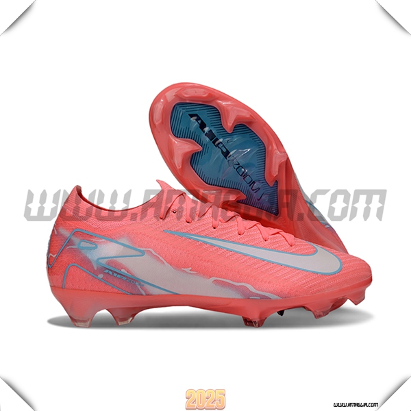 Nike Scarpe Da Calcio AIR Zoom Mercurial Vapor 16 Elite XXV FG Rosa/Beige/Blu