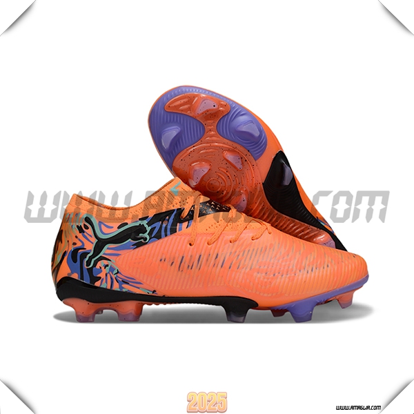 PUMA Scarpe Da Calcio FUTURE 8 ULTIMATE FG/AG Arancia/Nero