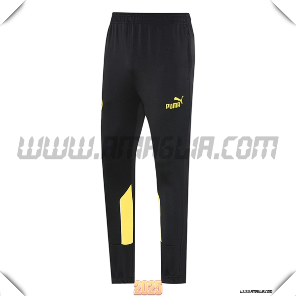 Pantaloni Allenamento Dortmund Nero/Giallo 2025 2026