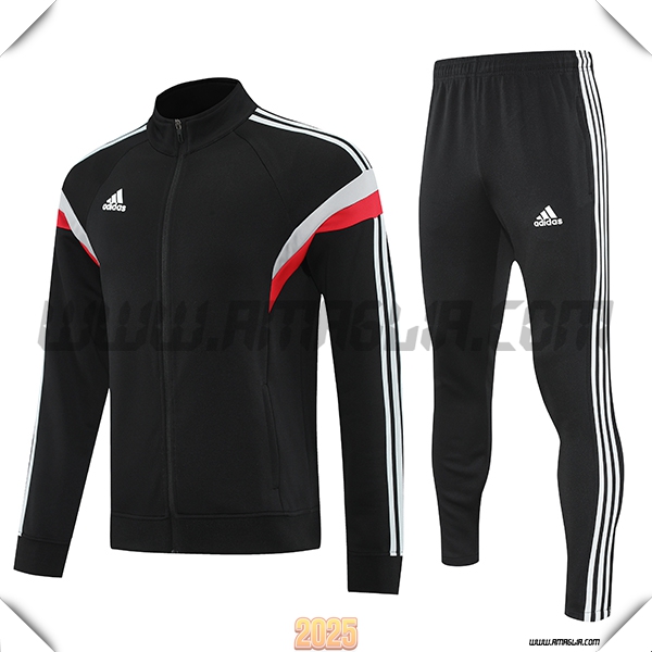 Tuta Calcio Giacca Adidas Nero 2025 2026