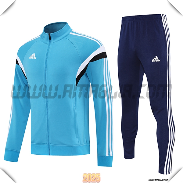 Tuta Calcio Giacca Adidas Blu 2025 2026 -02