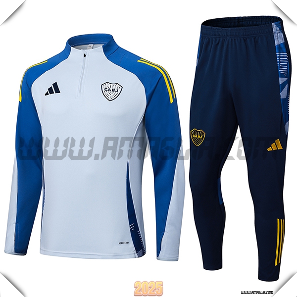 Tuta Calcio Boca Juniors Grigio/Blu/Giallo 2025 2026 -02