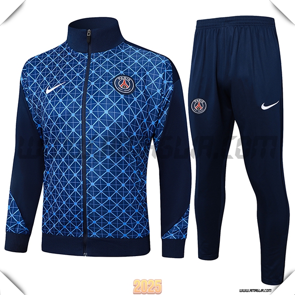 Tuta Calcio Giacca PSG Blu Reale 2025 2026