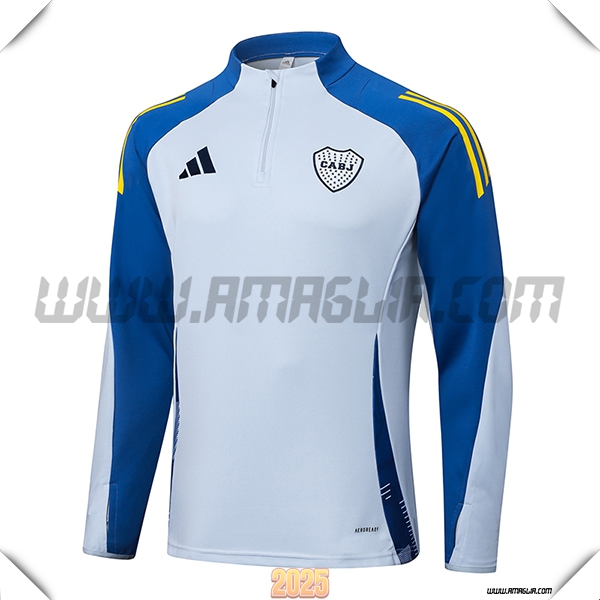 Felpa Allenamento Boca Juniors Grigio/Blu/Giallo 2025 2026
