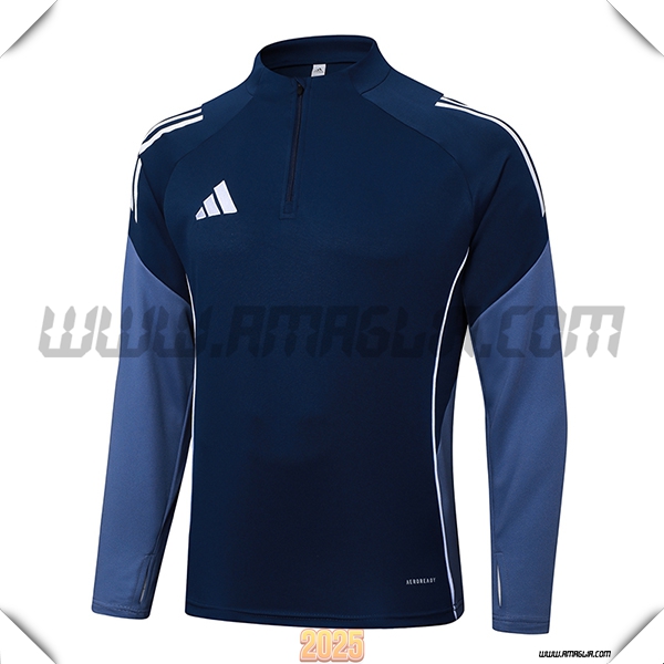 Felpa Allenamento Adidas Blu Reale 2025 2026