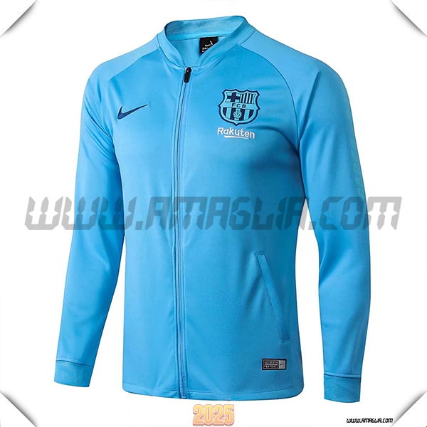 Giacca Calcio FC Barcellona Azzurro 2025 2026