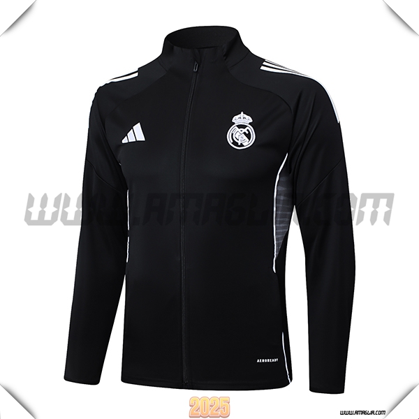 Giacca Calcio Real Madrid Nero/Grigio 2025 2026