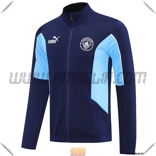 Giacca Calcio Manchester City Blu Reale 2025 2026