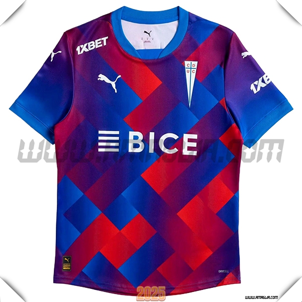 Nuovo Maglia da Deportivo Universidad Catolica Terzo 2025 2026 Rosso/Blu