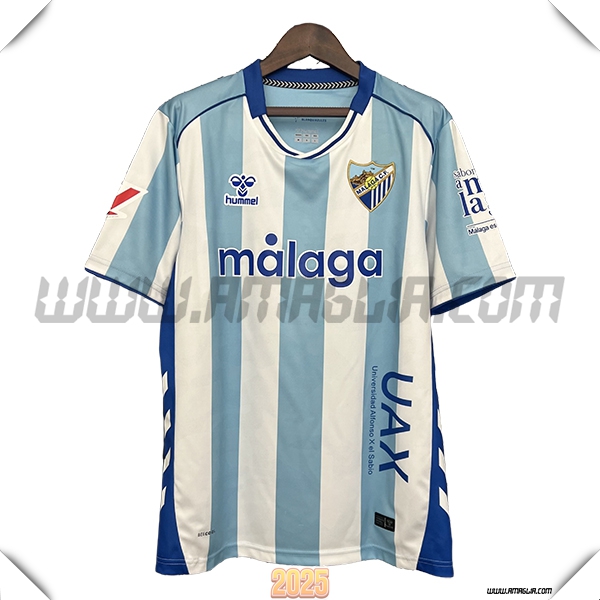 Prima Maglia Calcio Malaga 2025 2026 Bianco/Blu