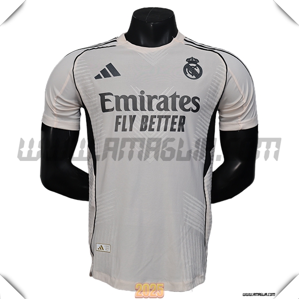 Maglia Calcio Real Madrid Edizione Speciale 2025 2026 Bianco