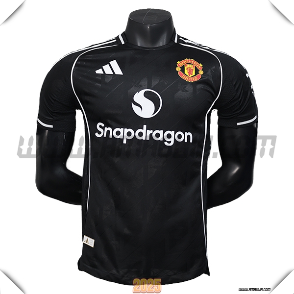 Maglia Calcio Manchester United Edizione Speciale 2025 2026 Nero