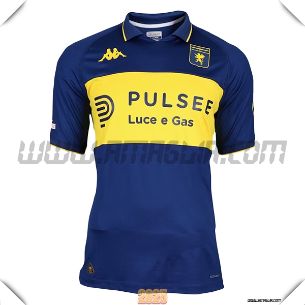 Nuovo Maglia da Genoa Quarto 2024/2025 Blu/GIALLO