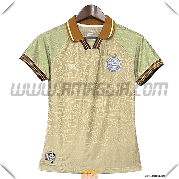 Maglia Calcio EC Bahia Donne Edizione Speciale 2025 2026 Verde