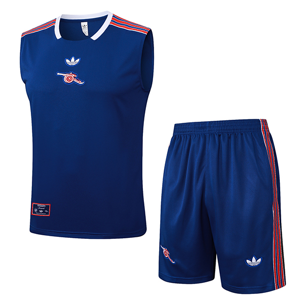 Kit Canotta Allenamento Arsenal Blu/Rosso 2025 2026