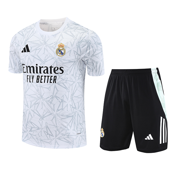 Kit Maglia Allenamento Real Madrid Bianco 2025 2026