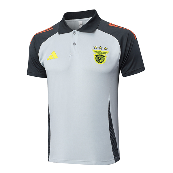 Maglia Polo S.L.Benfica Grigio/Nero 2025 2026