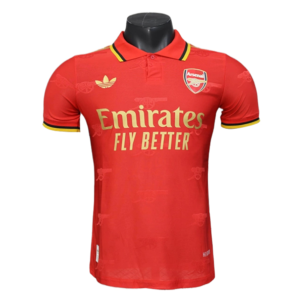 Maglia Polo Arsenal Rosso/Giallo 2025 2026