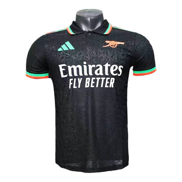 Maglia Polo Arsenal Nero 2025 2026