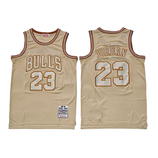 Maglia Chicago Bulls (JORDAN #23) 2025/26 Giallo/Arancia