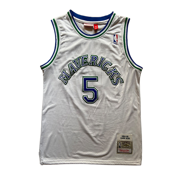 Maglia Dallas Mavericks (KIDD #5) 2025/26 Bianco/Blu
