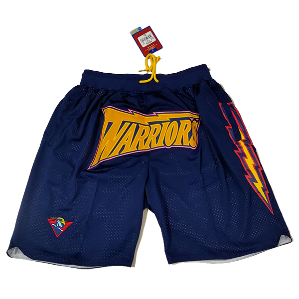 Pantaloncini NBA Golden State Warriors 2025/26 Blu Scuro