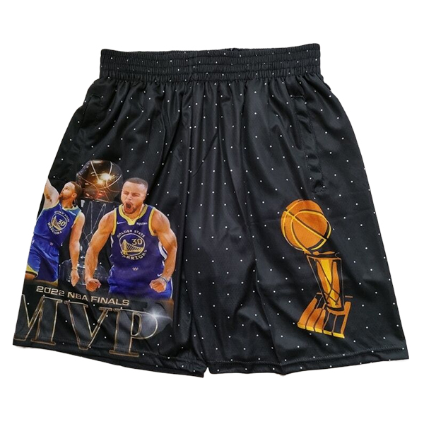 Pantaloncini NBA Golden State Warriors 2025/26 Nero