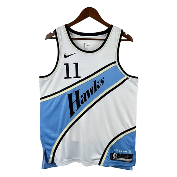 Maglia Atlanta Hawks (YOUNG #11) 2025/26 Bianco/Blu