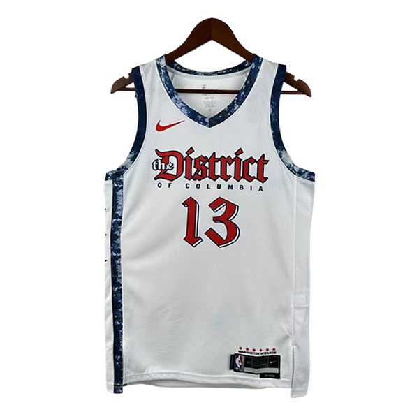 Maglia Washington Wizards (POOLE #13) 2025/26 Bianco/Blu