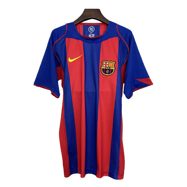 Prima Maglia Retro FC Barcellona 2004/2005 Blu/Rosso