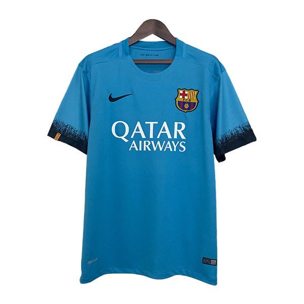 Terzo Maglia Retro FC Barcellona 2015/2016 Blu